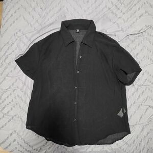 Women's Sheer Button Up Shirt